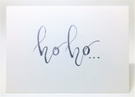 Ho ho...ho! - Handmade Original Christmas Card