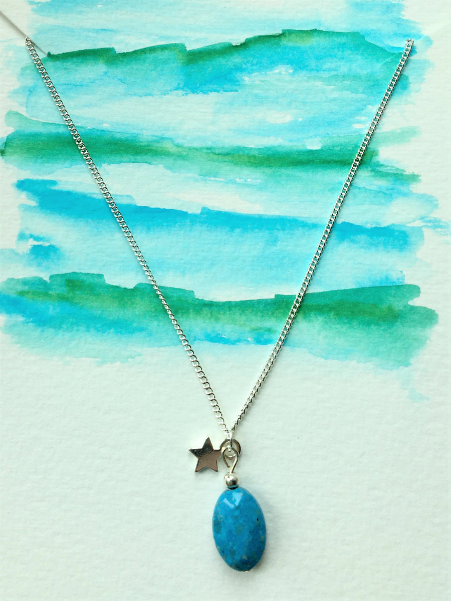 Turquoise hot sale star necklace