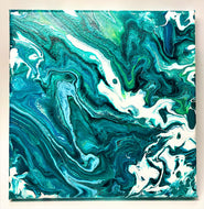 Acrylic Pour Painting - Serenity