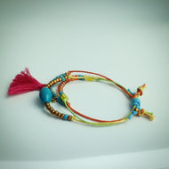 Sliding Knot Colour Cord Bracelet - eDgE dEsiGn London