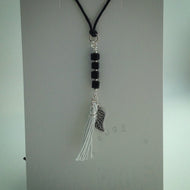 Cord Necklace with Pendant - eDgE dEsiGn London