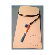 Leather Necklace with Pendants - eDgE dEsiGn London