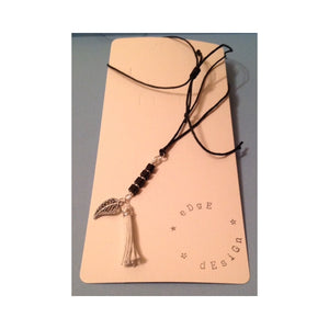 Cord Necklace with Pendant - eDgE dEsiGn London