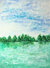 Abstract Landscape - Lake, Trees and Sky - eDgE dEsiGn London