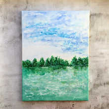 Abstract Landscape - Lake, Trees and Sky