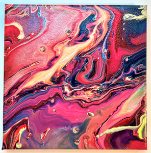 Acrylic Pour Painting - Bold Bright