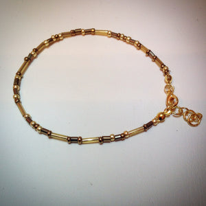 Gorgeous Gold Beaded Bracelet - eDgE dEsiGn London