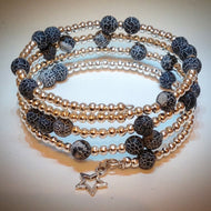 Beaded memory wire bracelet - eDgE dEsiGn London