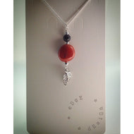 Silver plated chain with pendant - eDgE dEsiGn London