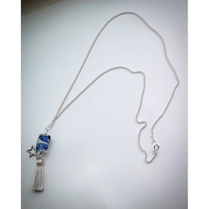 Silver plated chain with pendant - eDgE dEsiGn London
