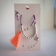 Sliding Knot Colour Cord Bracelet - eDgE dEsiGn London