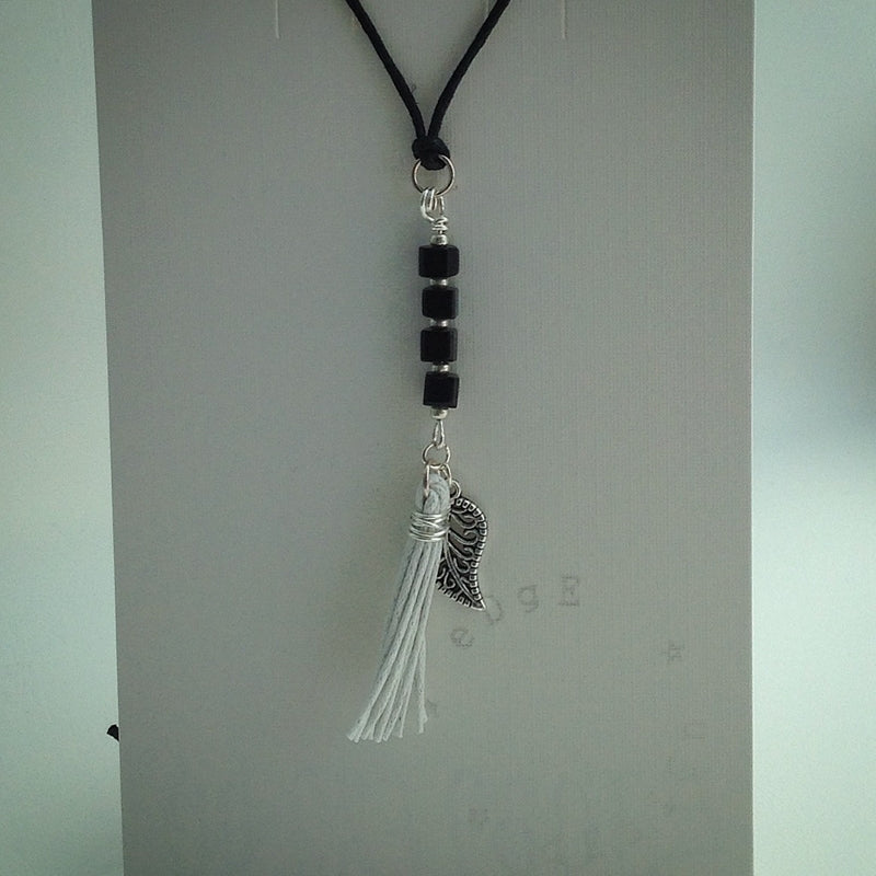 Cord Necklace with Pendant - eDgE dEsiGn London